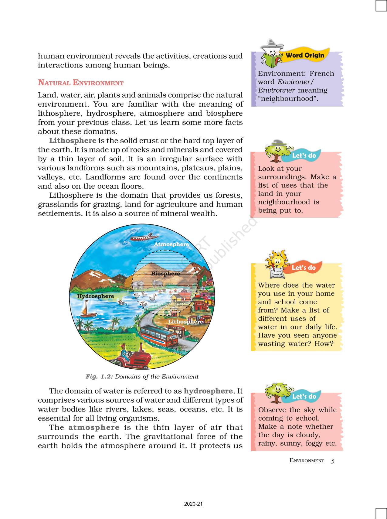 Enviroment - NCERT Book Of Class 7 Our Environment